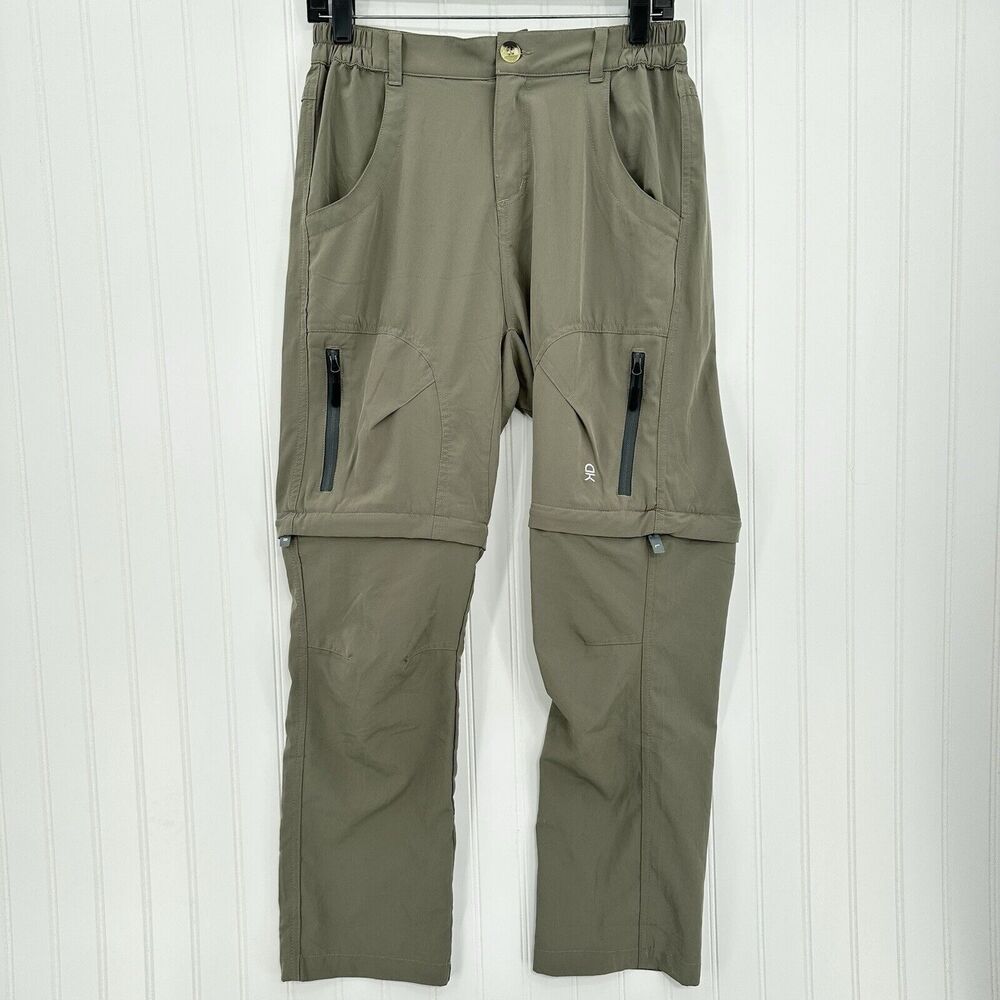 Convertible Hiking Pants Little Donkey Andy Women Small Green Zip Off Shorts EUC